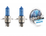Галогенная лампа PHILIPS DiamondVision H4 12V 60/55W, комплект 2шт, 12342DVS2