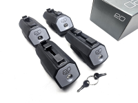 Опоры багажника ED ARGO ED2-312F на интегрированные рейлинги 4шт (с замком ед арго)