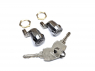 Замок с ключами автобокса Euro-Lock YUAGO 1 комплект (2 личинки + 2 ключа, ЯГО евролок, новый образец)