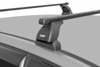 Багажник на крышу LUX Hyundai i30 2017- хэтчбек прямоугольные поперечины в штатные места 1.2м 842051+846097 (Хундай Ай30 люкс)