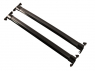 Поперечины для рейлингов низкие DB Roof Rack Toyota RAV4 III 2006-2012 OE Style черные (Тойота Рав4, черные алюминиевые детали)