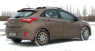 Рейлинги на крышу APS 0263-БП-02 Hyundai i30 2012- полимер черный с вкладышем (Хендай i30, АПС)
