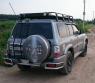  Лестница багажная к экспедиционной корзине Nissan Patrol Y61 ED ED8-320L (Ниссан Патрол ЕД)  