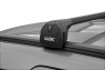 Багажник на крышу LUX Scout Kia Soul 2019- черный (Киа Соул интегрированный рейлинг люкс скаут, 601898)